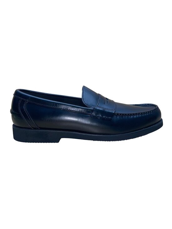 Capital By Rockport Men’s Black Leather Slip-On Endowment Penny Loafers Sz 11.5M main image 4